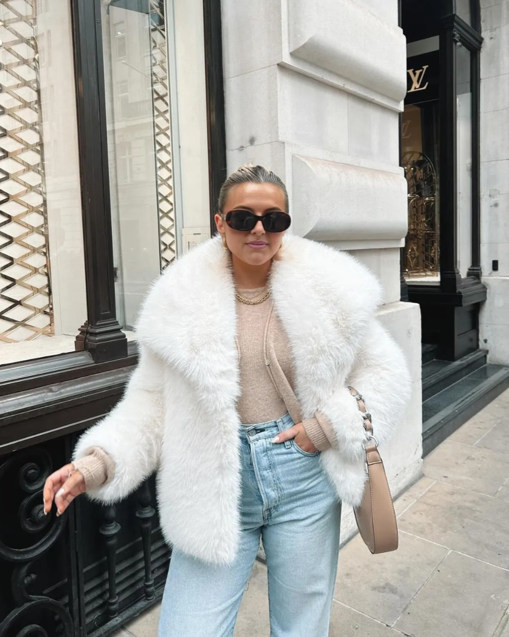 SILIA | FAUX FUR COAT