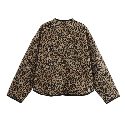 LEA | PUFFERJACKA I LEOPARD